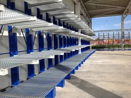 Estantería de Rejilla de Acero Prensado
