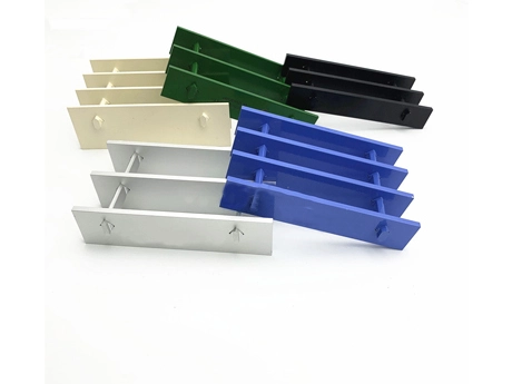 Superficie Serrada Rejilla Rectangular de Aluminio Forjado