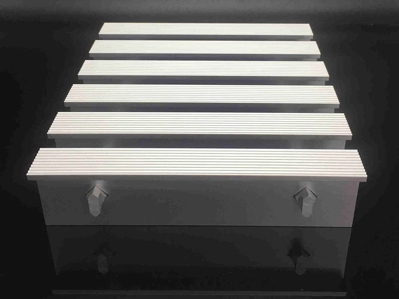 Barra T de rejilla de aluminio remachada