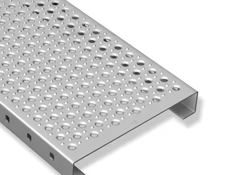 Rejilla de plataforma tipo O Grip perforada