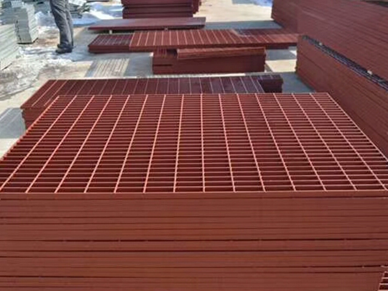 Rejilla de acero pintado