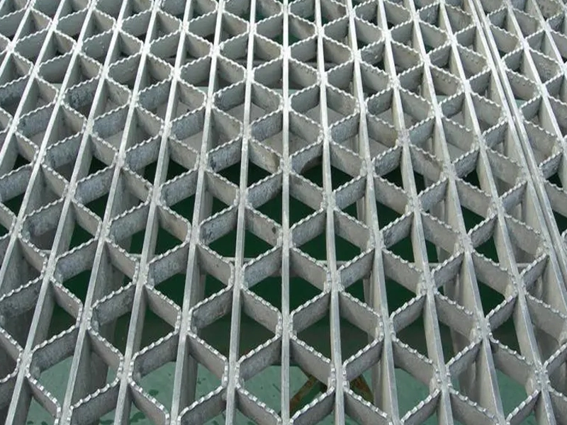 Rejilla de acero remachada
