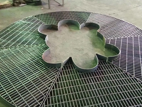 Rejilla de acero de forma múltiple